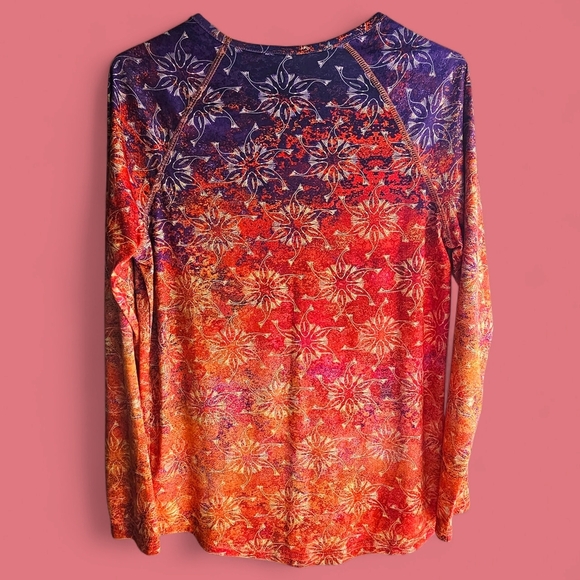 REEL LIFE WOMENS FISHING TOP Graphic Long Sleeve Size LARGE - Picture 2 of 6